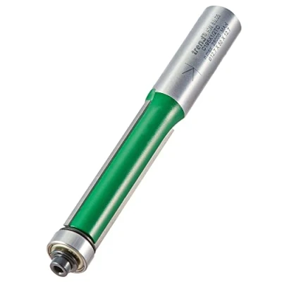 Afbeelding van Trend C195X1/2TC Craft Pro 1/2&quot;schacht lager geleide trimmen frees bit diameter 12.7mm snijlengte 50mm wolfraamcarbide gekanteld, 1 W, zilver