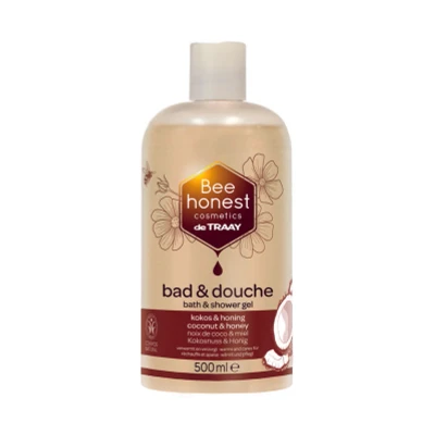 Afbeelding van Traay Bee Honest Bad/douche Kokos/honing, 500 ml