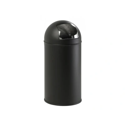 Afbeelding van Afvalbak 40ltr Eko Pushcan mat zwart
