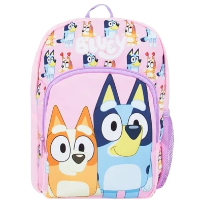 Afbeelding van Bluey Rugzak Bingo Meisjesrugzak Schooltas Voor Meisjes Kinderrugzakken Roze One Size