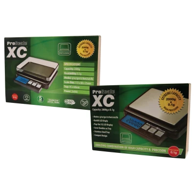 Afbeelding van Proscale XC groot formaat Zakweegschaal (2kg x 0,1g)