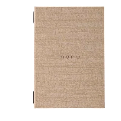 Afbeelding van DAG Style, Portamenu Restaurant A5 Line Italy, menu met opschrift &quot;Menu&quot; kleur ivoor, PU, 100% Made in Italy
