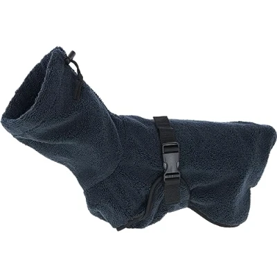 Afbeelding van Badjas voor honden, blauw, L, ruglengte 60 cm