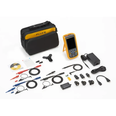 Afbeelding van Fluke 124b industriele scopemeter handheld osclilloscoop 40 mhz incl 10 1 spanningsmeetprobe 4755731