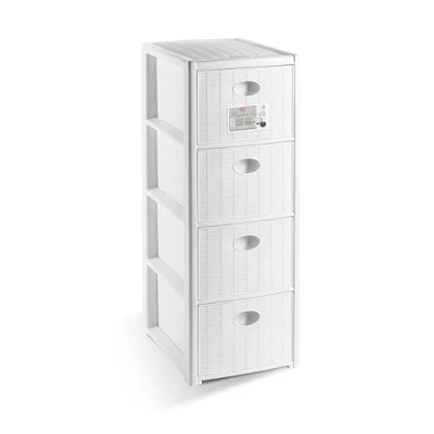 Afbeelding van Commode Elegance, 30 x 40 80 cm, wit