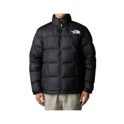 Afbeelding van The North Face Lhotse Jacket Gewatteerde jas, Heren, Maat: Large, Black/white