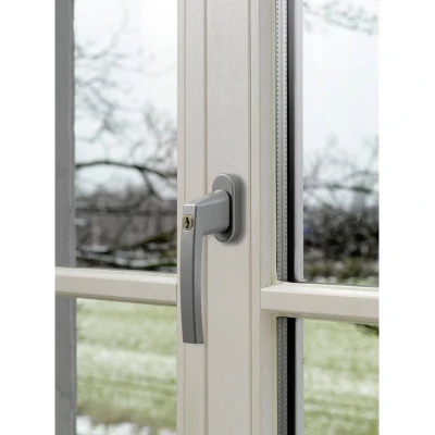 Afbeelding van ABUS ABFS59486 Afsluitbare raamhandgreep Zilver