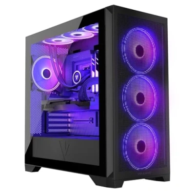 Afbeelding van MODECOM Case Volcano Expanse S APEX ARGB MIDI Black, Zwart