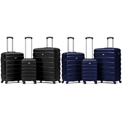 Afbeelding van Flight Knight ABS harde koffers, cabine en handbagageopties, goedgekeurd voor meer dan 100 luchtvaartmaatschappijen, waaronder easyJet, British Airways, RyanAir, Virgin Atlantic, Emirates,