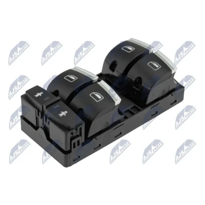 Afbeelding van NTY EWS AU 066 Schakelaar, raamopener Links voor AUDI: Q7 (4LB) 3.0 TFSI quattro, 4.2 FSI 3.6 TDI 6.0 quattro