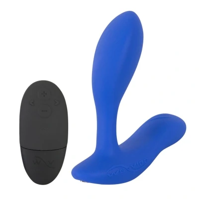 Afbeelding van We Vibe Vector+ Anaal Vibrator Blauw GRATIS TOY bij iedere bestelling v.a. 40,