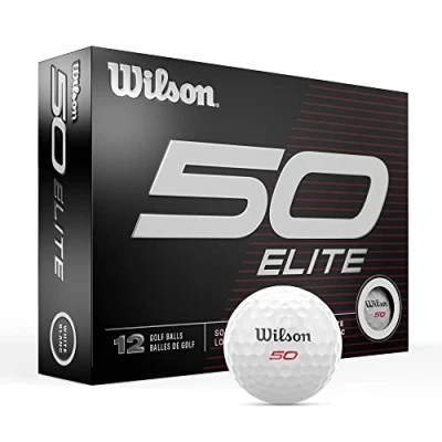 Afbeelding van Wilson Fifty Elite golfballen 12 stuks, wit