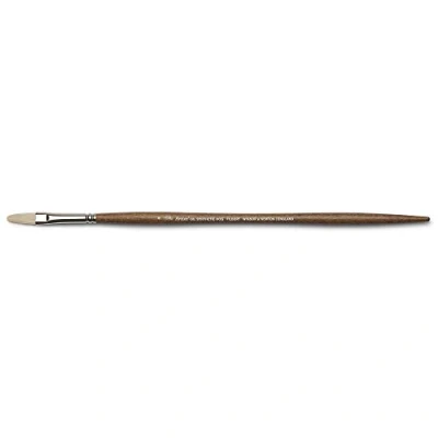 Afbeelding van Winsor &amp; Newton 5010604 Professionele synthetische Olieverfpenselen met hoge elasticiteit en duurzaamheid, ergonomisch handvat voor olieverf alkydverf Kattentong Nr. 4