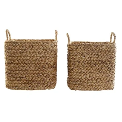 Afbeelding van Basket spelset DKD Home Decor Natuurlijk Bruin Boho