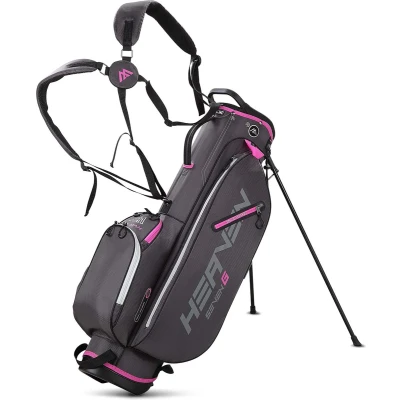 Afbeelding van Big Max Heaven Seven G Waterwerende Golftas Standbag Grijs Fuchsia