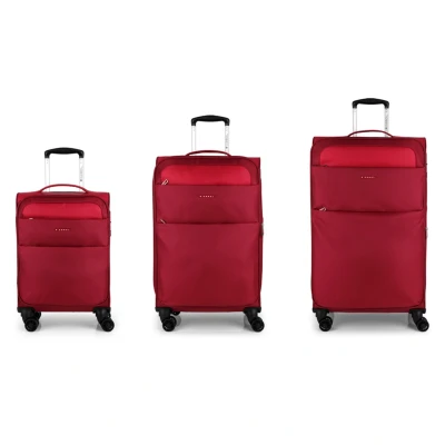 Afbeelding van Gabol Cloud 4 Rollen 3 Teilig MIT Dehnfalte Trolley, Maat: One Size, Rojo