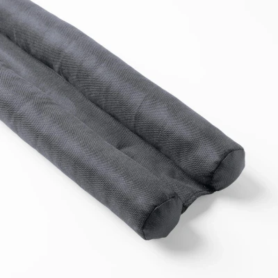 Afbeelding van Dutch Decor TITO Tochtrol dubbele tochtstopper 80x16x5 cm Charcoal Gray antraciet