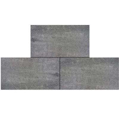 Afbeelding van Gardenlux Stratops 40x80x5 Cm Grijs/Zwart (geïmpregneerd) Onderhoudsvriendelijk, vocht en vuilwerend