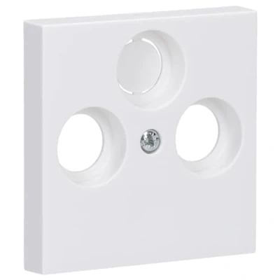 Afbeelding van Gira afdekking voor coax antennecontactdoos zuiverwit mat 086927