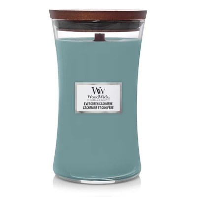 Afbeelding van WoodWick Geurkaars Large Evergreen Cashmere 611 gr