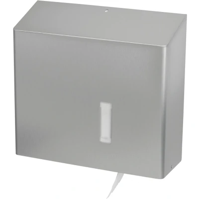 Afbeelding van SanTRAL jumboroldispenser groot RVS