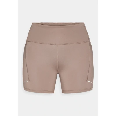 Afbeelding van Nike Performance Swift Short Legging, Dames, Maat: Medium, Mink brown