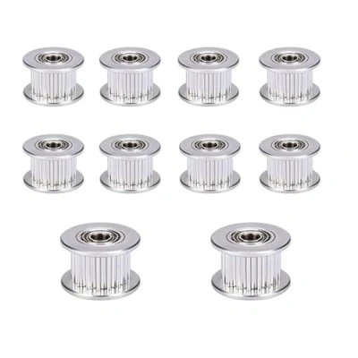 Afbeelding van Super Print GT2 Idler Pulley tandriemschijf 16 Teeth tanden Bore 3mm for 3D Printer 6mm Width Timing Belt. (10pcs)