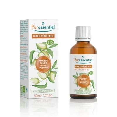 Afbeelding van Puressentiel Zoete Amandel (Prunus Amygdalus) Plantaardige Olie Biologisch 50 ml