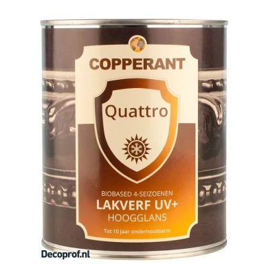 Afbeelding van Copperant Quattro Lakverf Hoogglans UV+ 500 ml