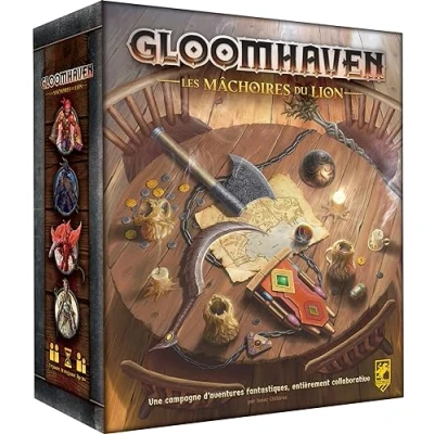 Afbeelding van Cephalofair Games Asmodee Gloomhaven de kaken van leeuw Bordspellen Coöperatieve strategiespellen Vanaf 14 jaar 1 tot 4 spelers Franse versie