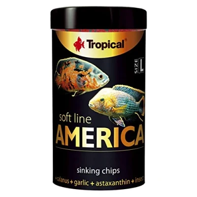 Afbeelding van TROPICAL Soft Line America Size L voer voor aquariumvissen 100 ml/52 g