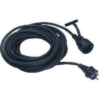 Afbeelding van Verlengkabel 230 Volt 3 x 1.5 mm2 Zwart 20 Meter