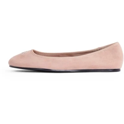 Afbeelding van Tommy Hilfiger Ballerina&#039;s, Dames, Maat: 37, Claystone Veloursleer
