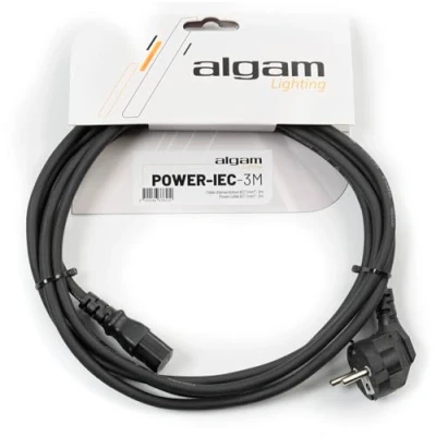 Afbeelding van Algam Lighting IEC stroomkabel 1 mm² 3 m