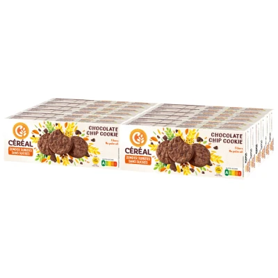 Afbeelding van 12x Céréal Chocolate Chip Cookie 130 gr