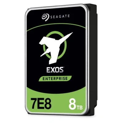 Afbeelding van Seagate Exos 7E8, 8 TB, Interne Harde Schijf, SAS, 3,5&quot;, voor Bedrijven en Datacenters (ST8000NM0075)