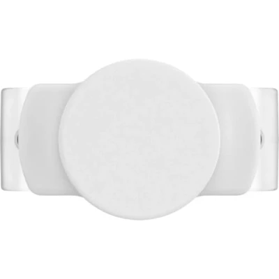Afbeelding van PopSockets: PopGrip Slide Stretch Niet Klevende Greep &amp; Standaard Met Verwisselbare PopTop, Alleen Voor Smartphones Ronde Hoesjes White