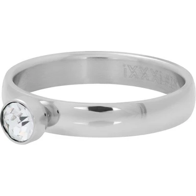 Afbeelding van Zirconia 1 stone crystal iXXXi Vulring 4 mm 19 / Silver