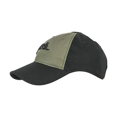 Afbeelding van Helikon Tex Heren Logo Cap Polykatoen Ripstop Olive Green/Adaptive Green A Polycotton