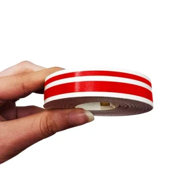 Afbeelding van 4R Quattroerre.it 10509 Trim Strepen Dubbele Zelfklevende Strips voor Auto&#039;s, Rood, 11 mm x 10 mt