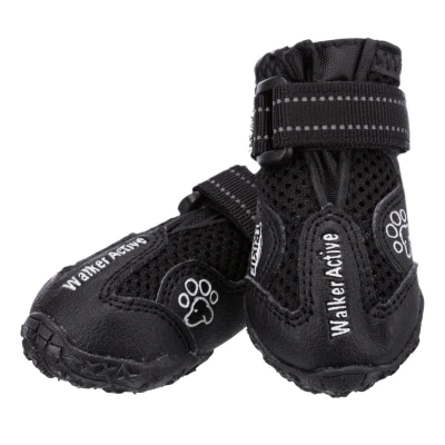 Afbeelding van Trixie Pootbescherming Walker Active Zwart L 2 ST (398239)