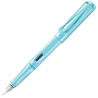 Afbeelding van Lamy Safari Spring Special Edition vulpen Aqua Sky met Medium penpunt
