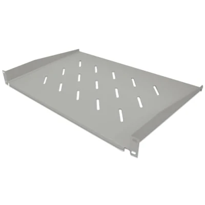 Afbeelding van Intellinet 715096 19&quot; 48,3 cm plank voor montage aan de voorkant 1 HE (montage op twee voorste profielrails) 350 mm diep geperforeerd grijs