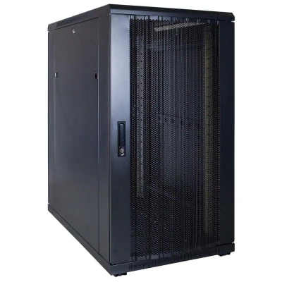 Afbeelding van DSIT 22U serverkast / serverbehuizing met geperforeerde deur 600x1000x1200mm (BxDxH) 19 inch