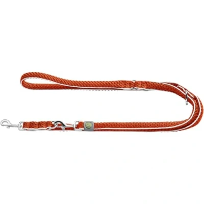 Afbeelding van HUNTER HILO Verstelbare hondenleiband, met licht mesh materiaal, 2,5 x 200 cm, oranje