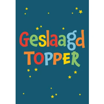 Afbeelding van Kaart Geslaagd SGR32 Geslaagd, topper