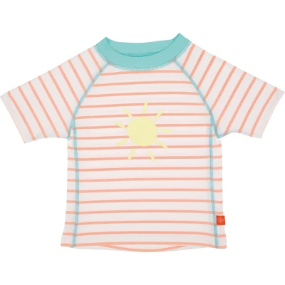 Afbeelding van Lässig Zwemshirt Rashguard Korte Mouw Splash &amp; Fun Sailor Peach maat 62/68 3 6 maanden