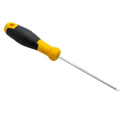 Afbeelding van Deli Tools Platte Schroevendraaier 3x100mm EDL6331001 (Geel) [Gereedschappen Deli]