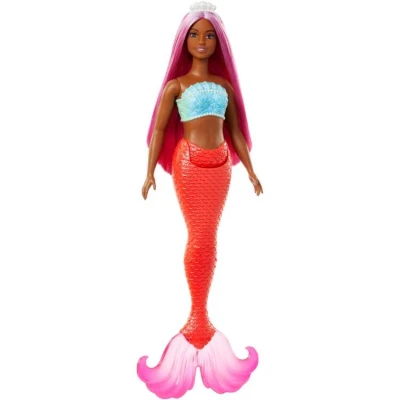 Afbeelding van Mattel Zeemeerminpop met kleurrijk haar