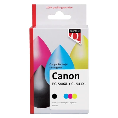 Afbeelding van Inktcartridge Quantore alternatief tbv Canon PG 540XL CL 541XL zwart kleur HC